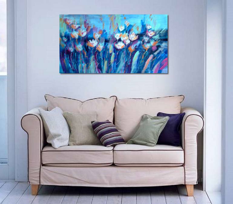 Original Floral Painting by Mary Kirova