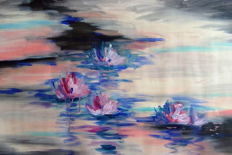 Original Floral Painting by Mary Kirova