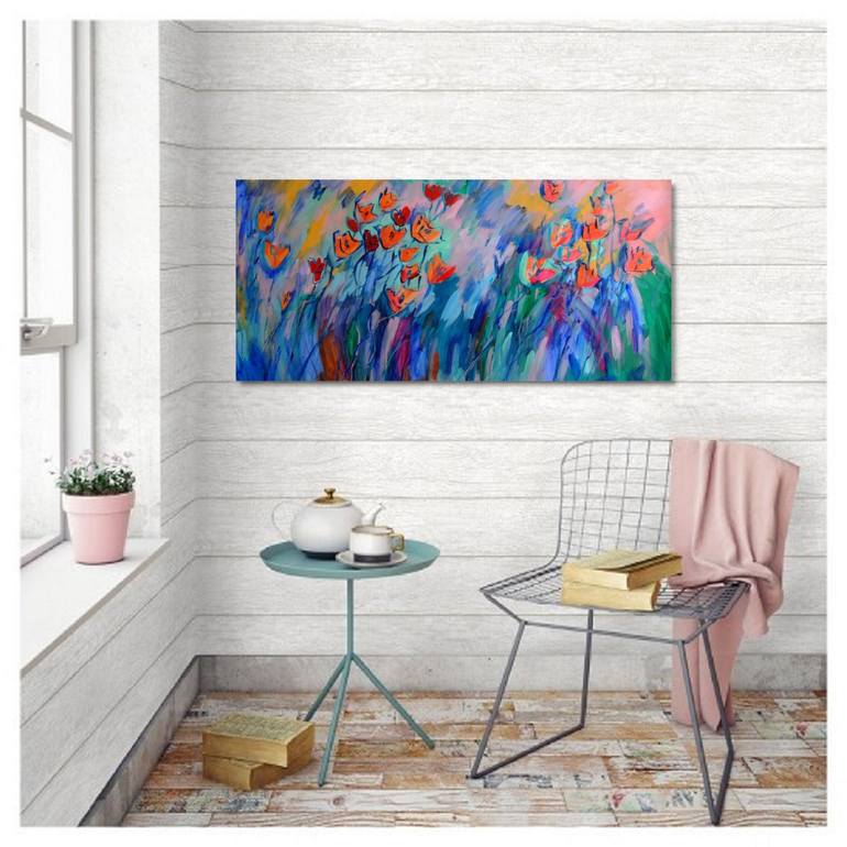 Original Floral Painting by Mary Kirova