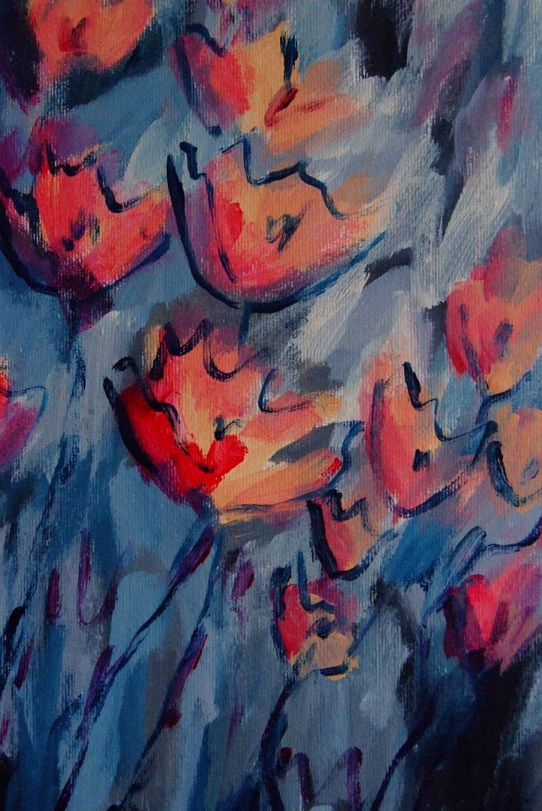 Original Floral Painting by Mary Kirova