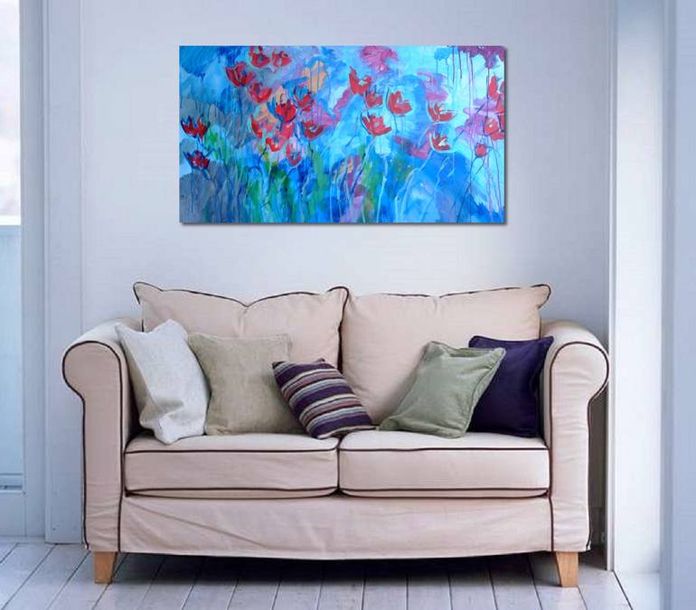 Original Floral Painting by Mary Kirova