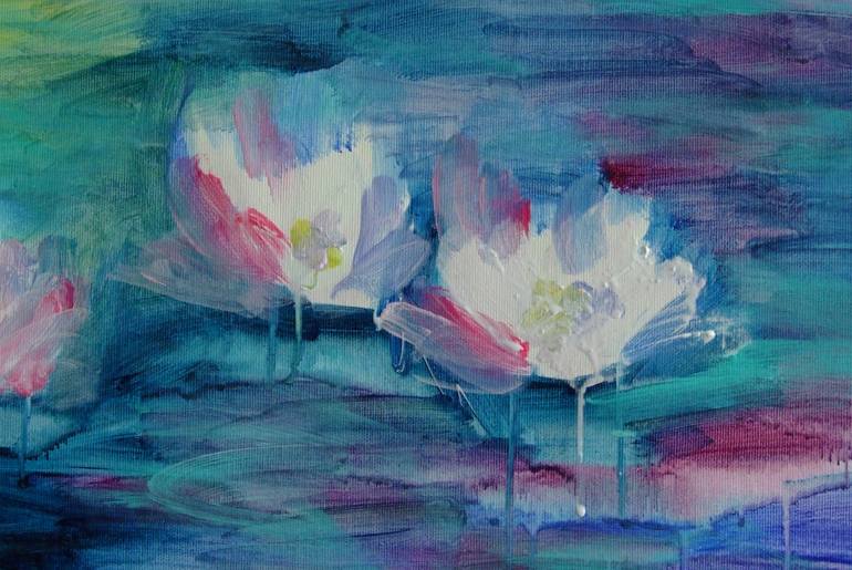 Original Floral Painting by Mary Kirova