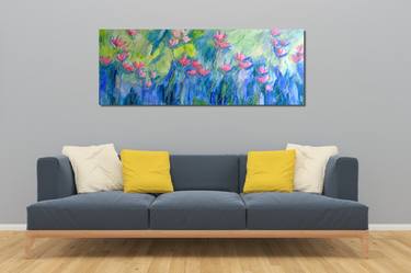Flowers Paradise #31 - Shipping - Rolled in a Tube - XXL Wall Art thumb