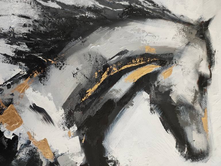 Original Figurative Horse Painting by Vanni Rocca