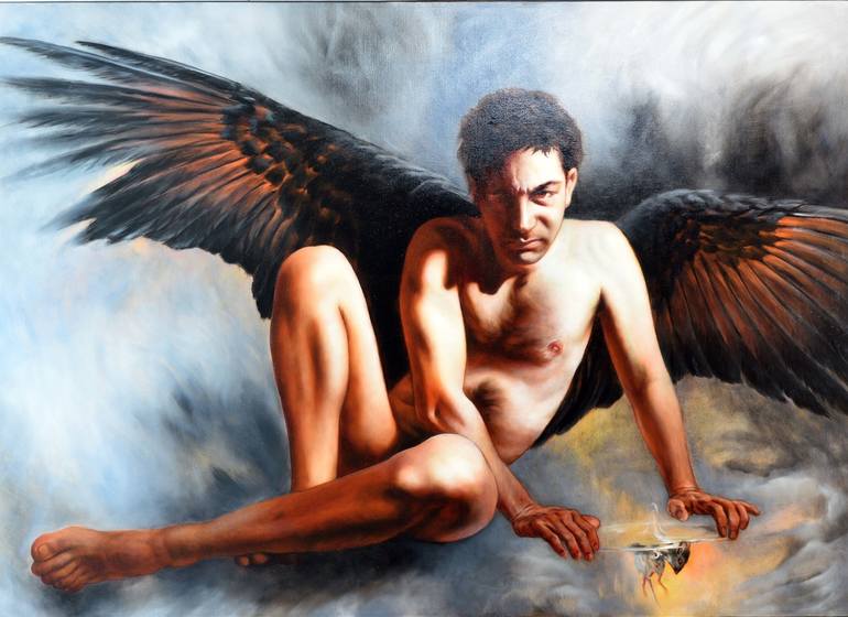 lucifer painting angel