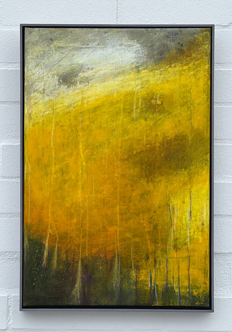 Original Abstract Expressionism Abstract Painting by Hasso Heybrock