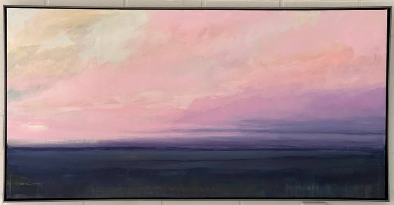 Original Abstract Expressionism Landscape Painting by Hasso Heybrock