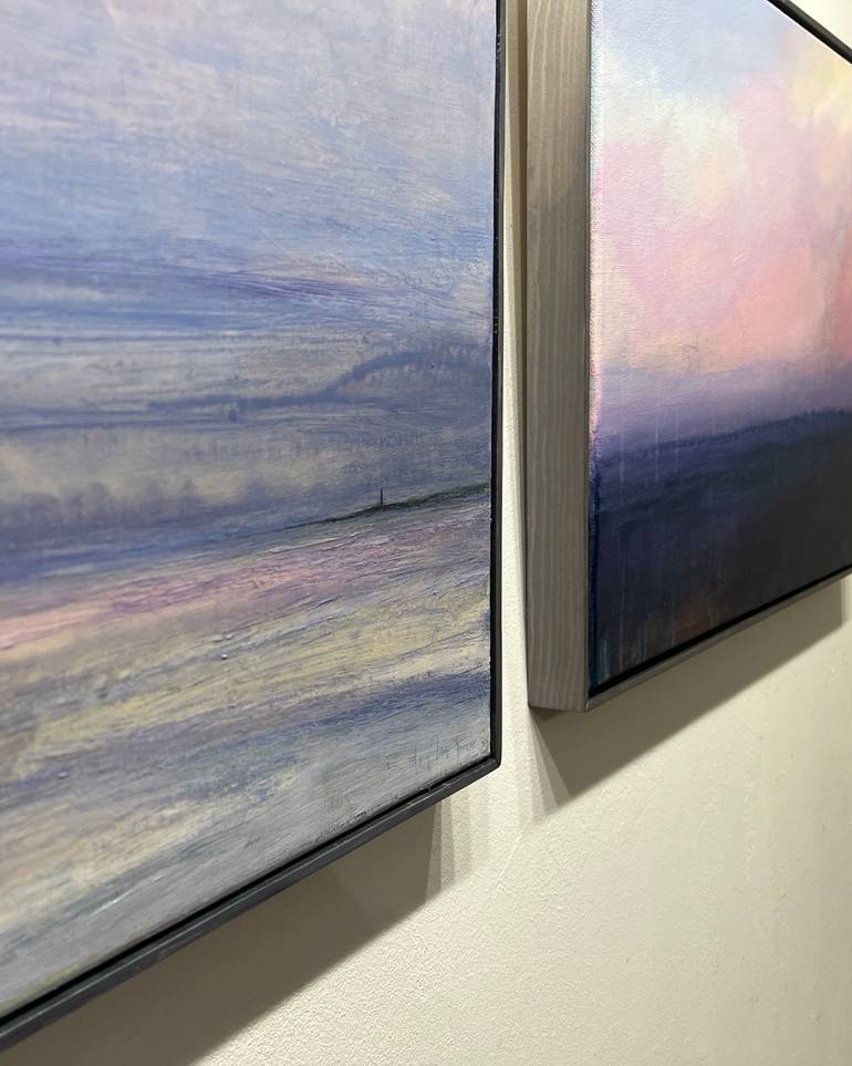 Original Impressionism Landscape Painting by Hasso Heybrock