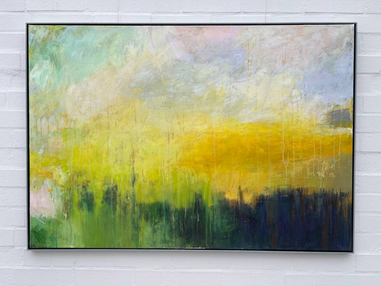 Original Abstract Expressionism Abstract Painting by Hasso Heybrock