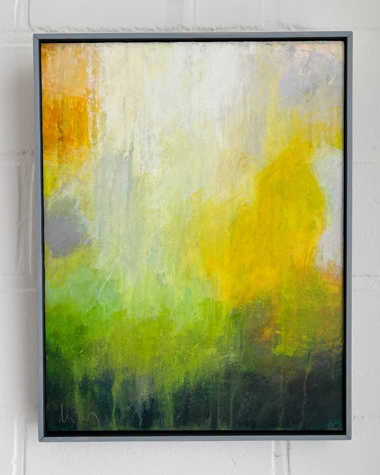 Original Abstract Expressionism Abstract Painting by Hasso Heybrock