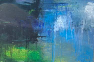 Original Abstract Expressionism Abstract Painting by Hasso Heybrock