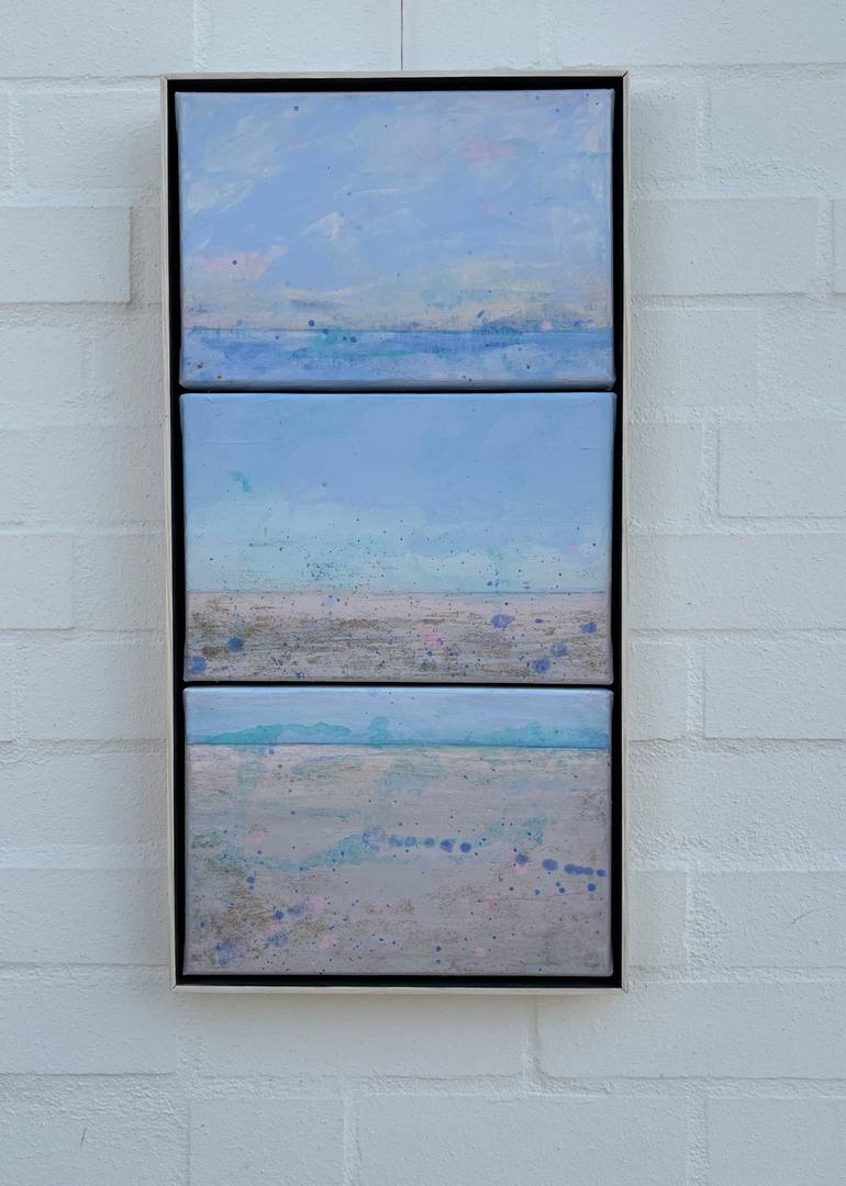 Original Impressionism Beach Painting by Hasso Heybrock
