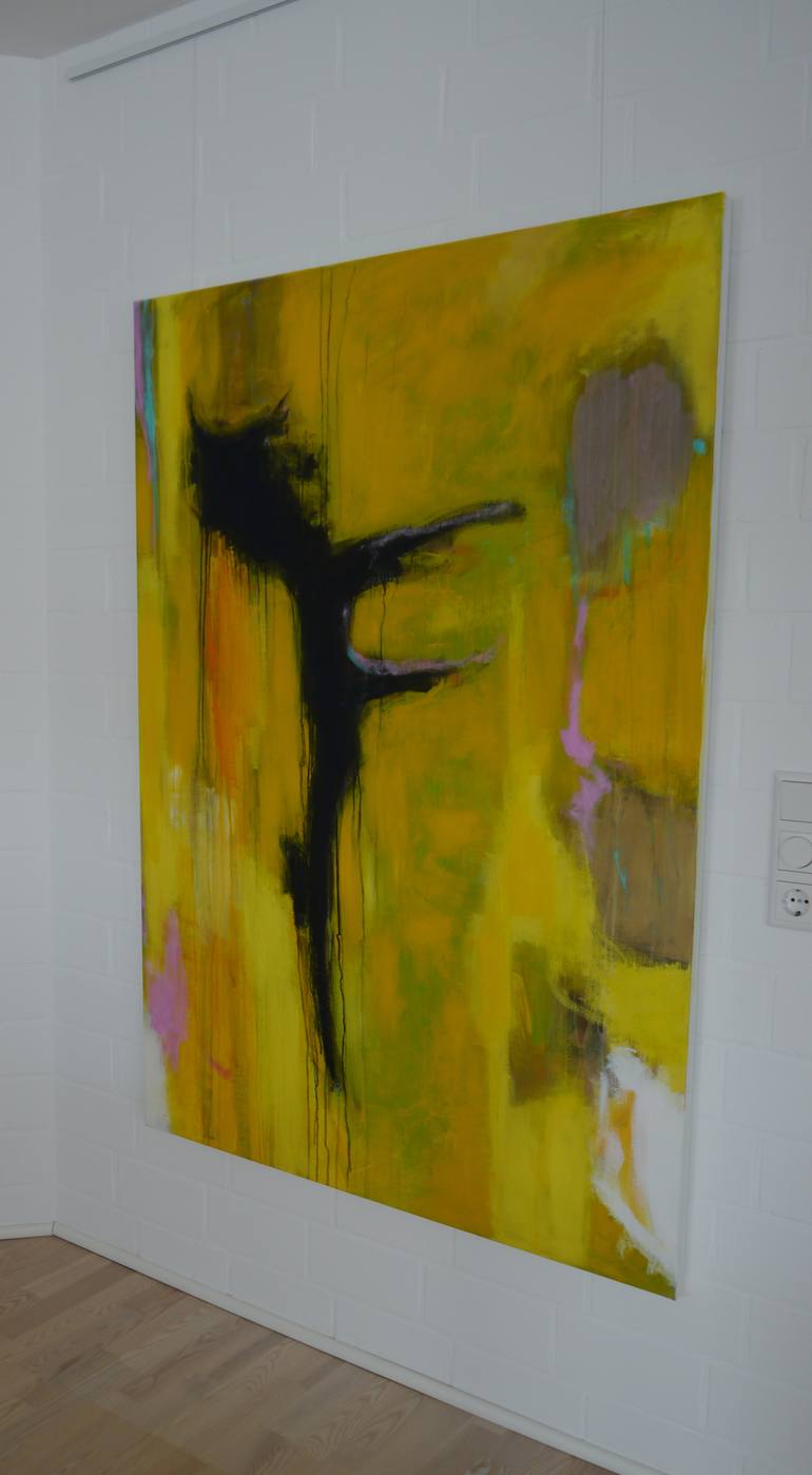 Original Abstract Painting by Hasso Heybrock