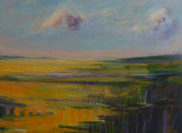 Original Impressionism Landscape Paintings by Hasso Heybrock