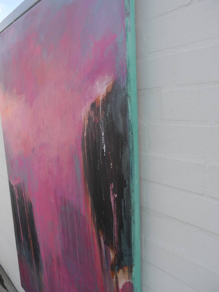 Original Abstract Expressionism Abstract Painting by Hasso Heybrock