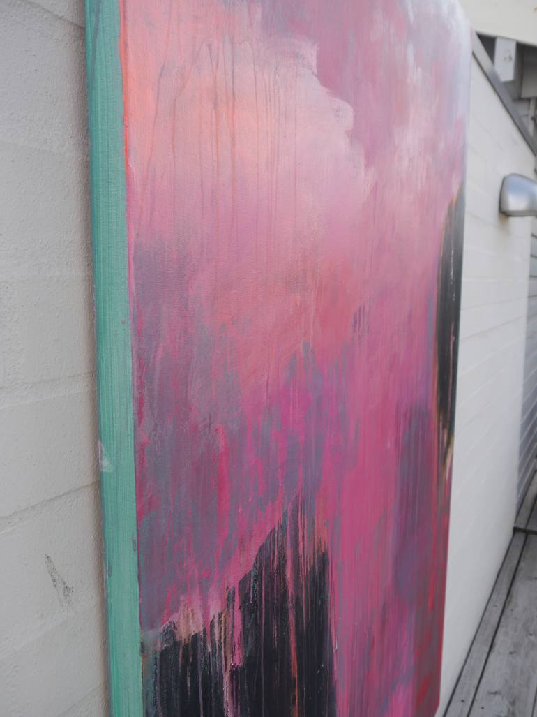 Original Abstract Expressionism Abstract Painting by Hasso Heybrock