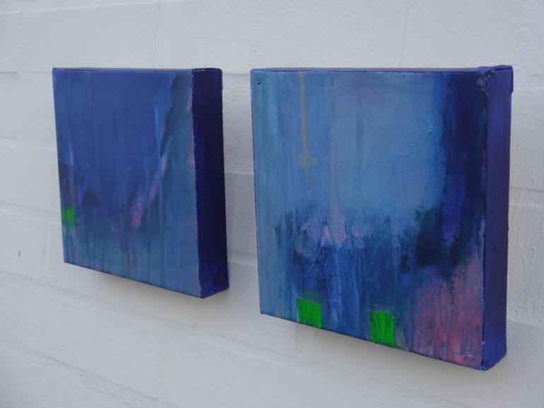 Original Abstract Expressionism Abstract Painting by Hasso Heybrock