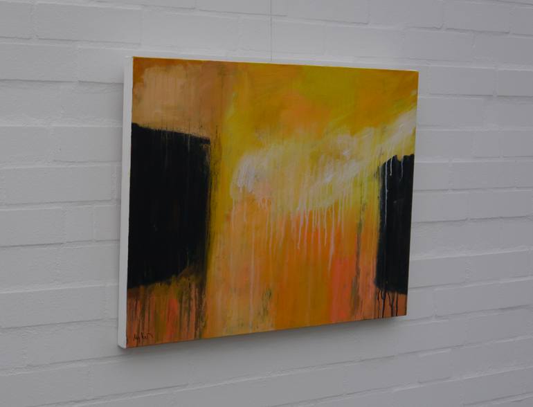 Original Abstract Expressionism Abstract Painting by Hasso Heybrock