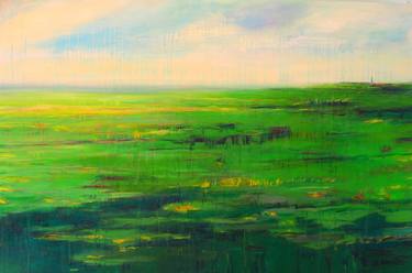 Original Expressionism Landscape Paintings by Hasso Heybrock