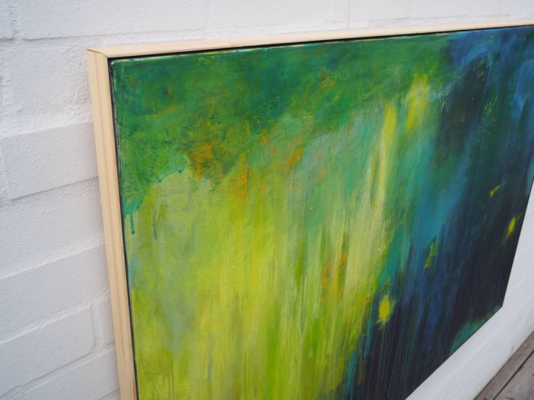 Original Abstract Expressionism Abstract Painting by Hasso Heybrock