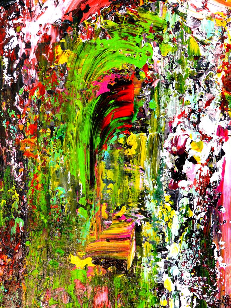 Original Abstract Expressionism Nature Painting by Blanka Mandel