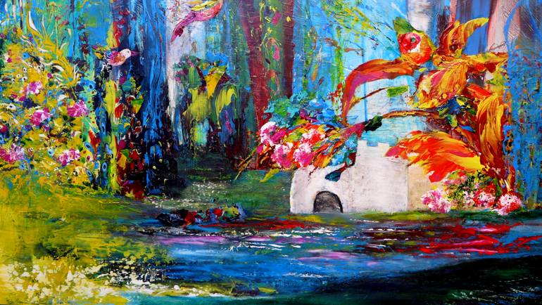 Original Contemporary Landscape Painting by Blanka Mandel