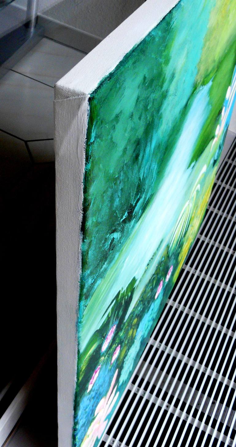 Original Contemporary Garden Painting by Blanka Mandel
