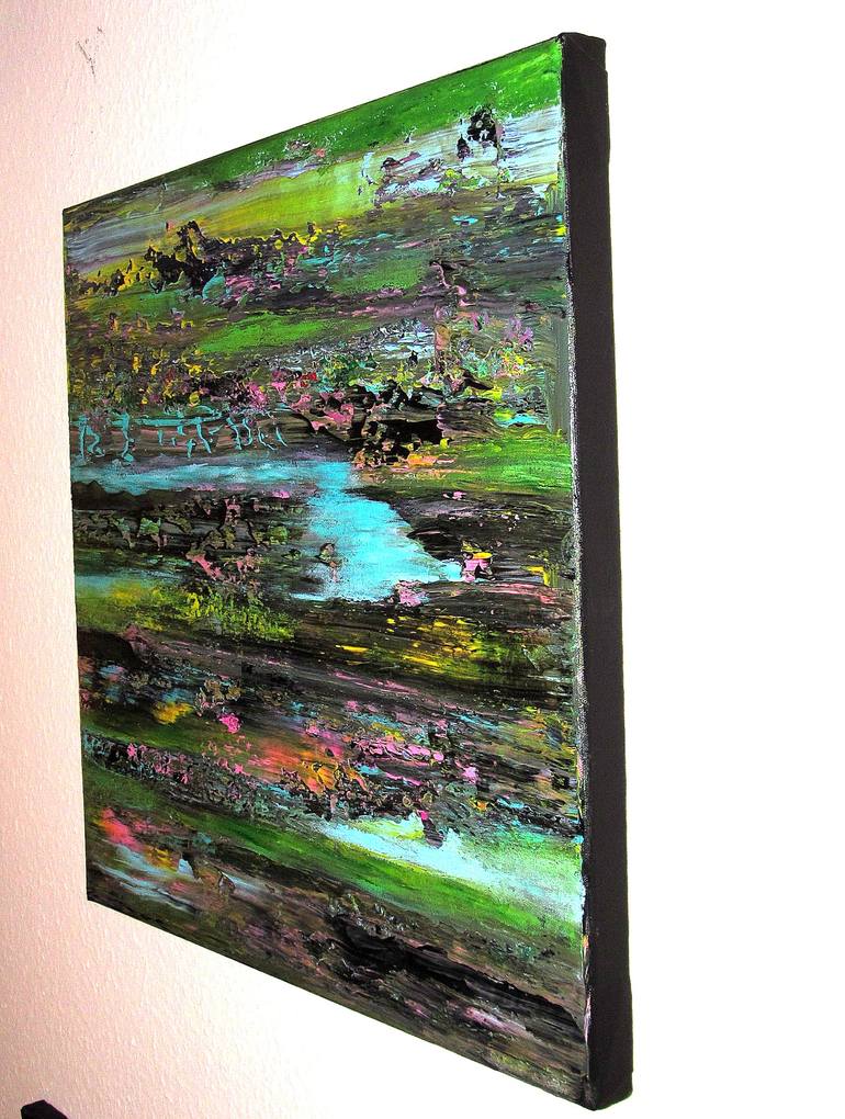 Original Abstract Expressionism Abstract Painting by Blanka Mandel