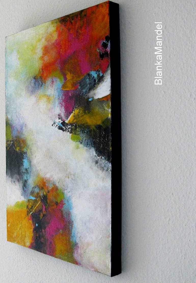 Original Modern Abstract Painting by Blanka Mandel