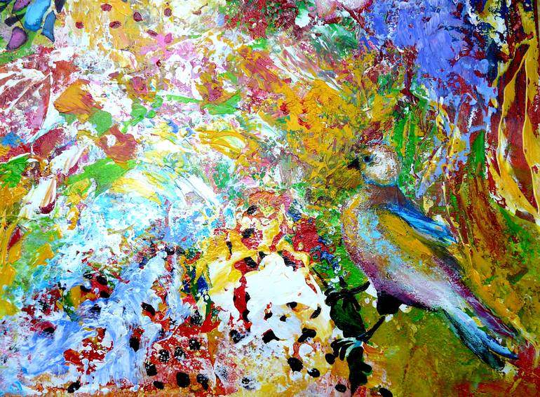 Original Abstract Painting by Blanka Mandel