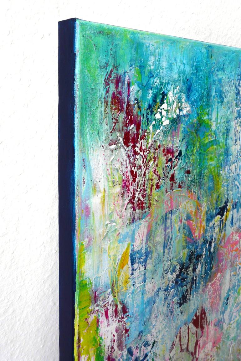 Original Abstract Expressionism Abstract Painting by Blanka Mandel