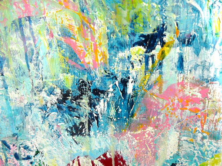 Original Abstract Expressionism Abstract Painting by Blanka Mandel