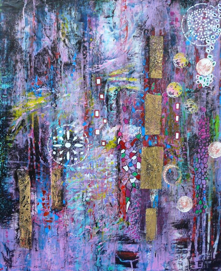 Original Abstract Painting by Blanka Mandel | Abstract Art on Canvas | Show me the way