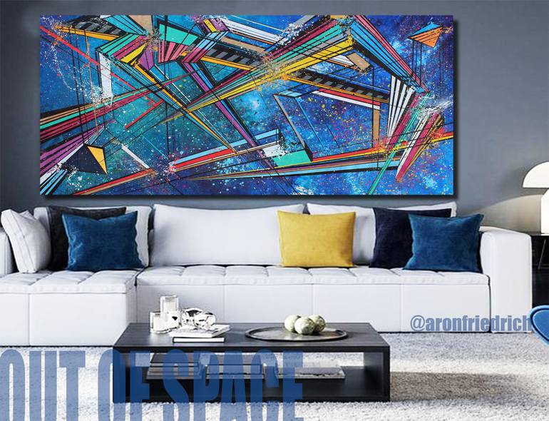 Original Modern Abstract Painting by Aron Friedrich