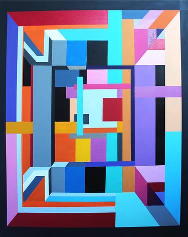 Original Abstract Paintings by Aron Friedrich