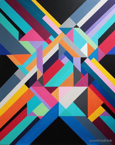 Original Abstract Paintings by Aron Friedrich