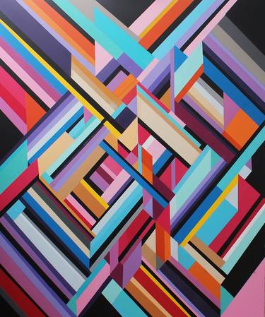 Original Abstract Paintings by Aron Friedrich