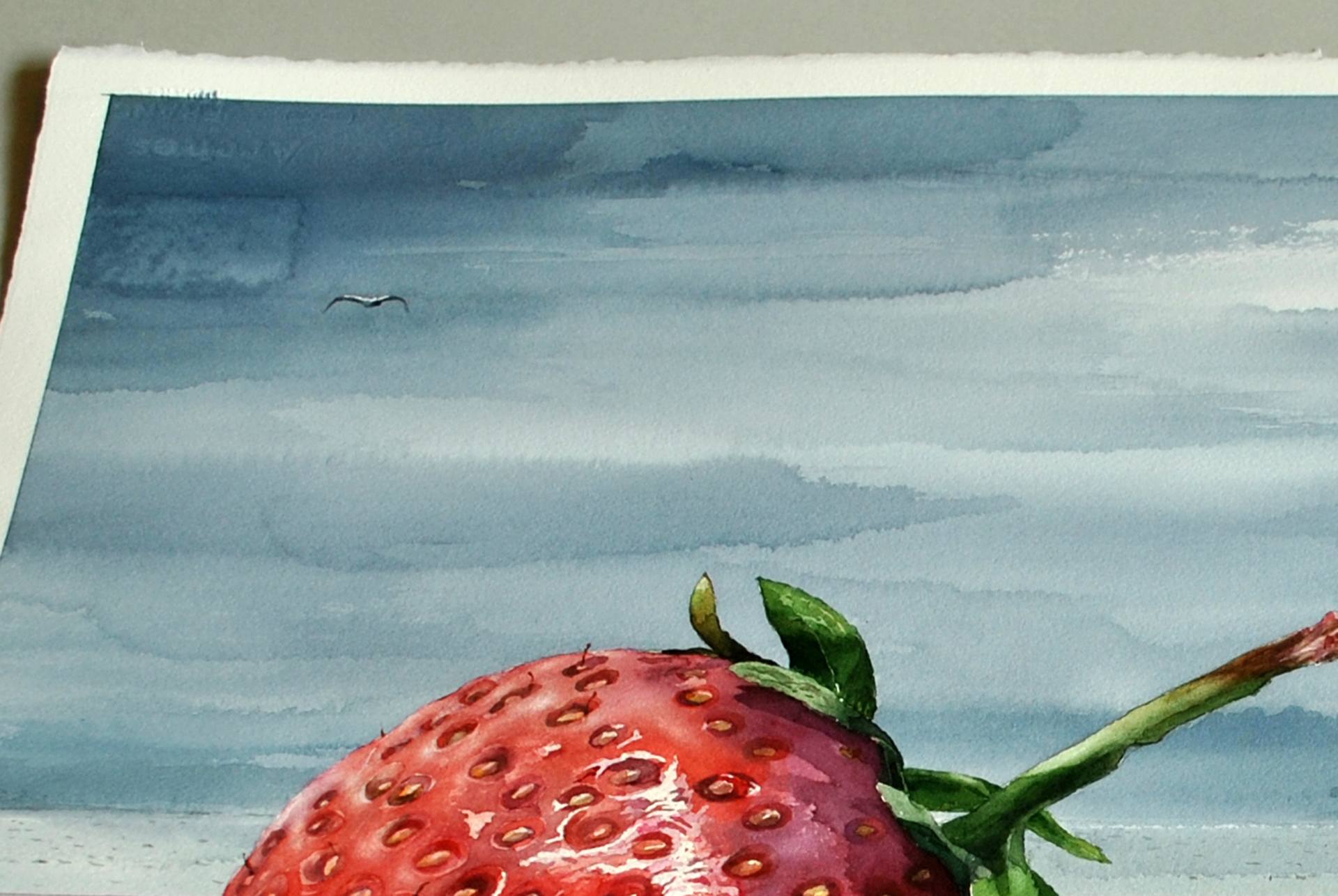 Tried out the Dr Ph Martin's concentrated watercolors today for this little  strawberry painting. : r/Watercolor