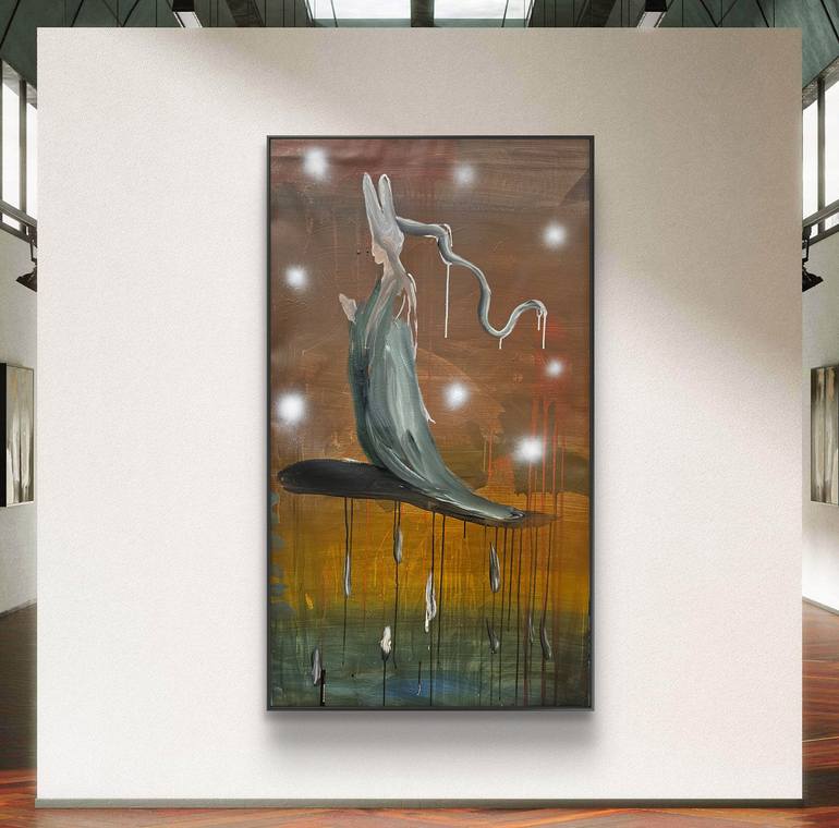 Original Contemporary Abstract Painting by Benedicte Andersen