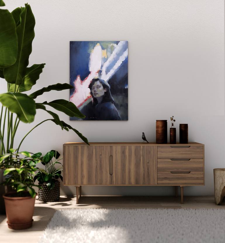 Original Expressionism People Painting by Janay Everett
