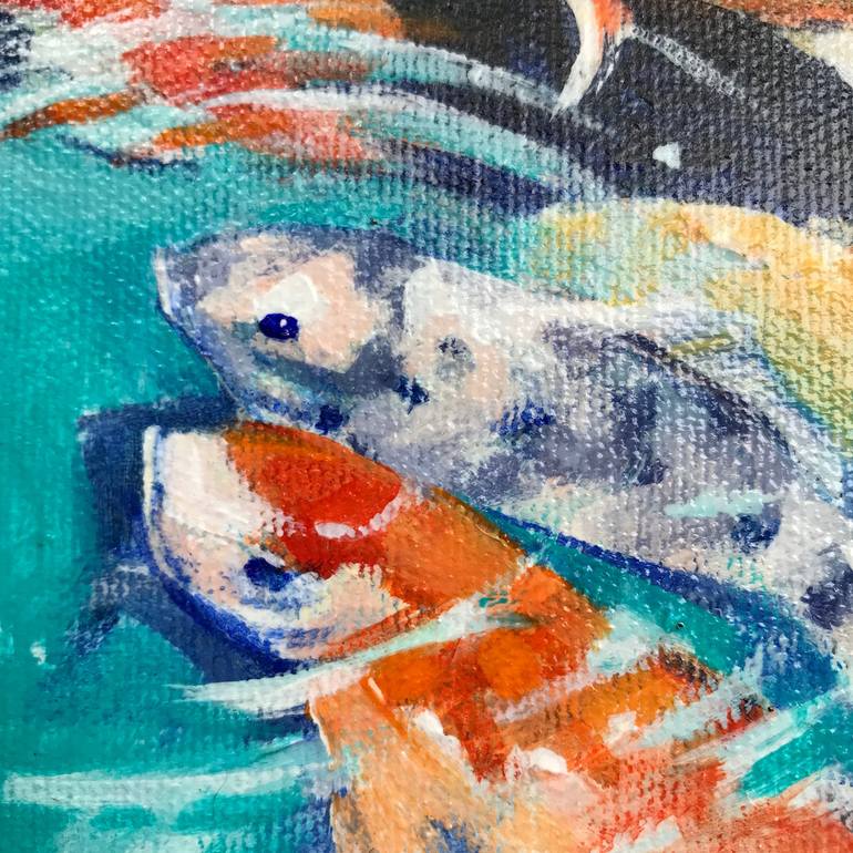 Original Impressionism Animal Painting by Michelle Wynn