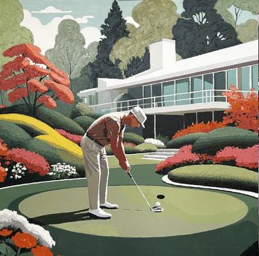 Original Pop Art Sports Painting by Robert Moore