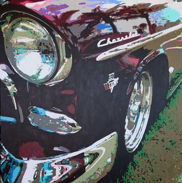 Original Pop Art Automobile Paintings by Robert Moore