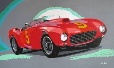 Original Pop Art Automobile Paintings by Robert Moore