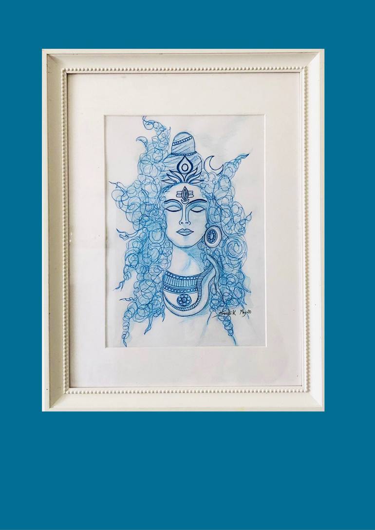 Shiva Painting by Swati Kalsait | Saatchi Art