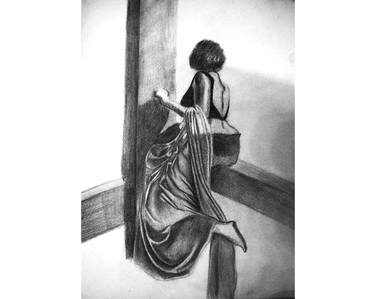 Original Figurative Fashion Drawing by vimal khatri