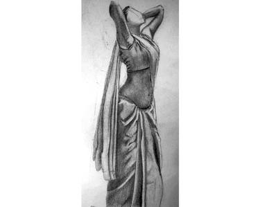 Original Figurative Fashion Drawings by vimal khatri