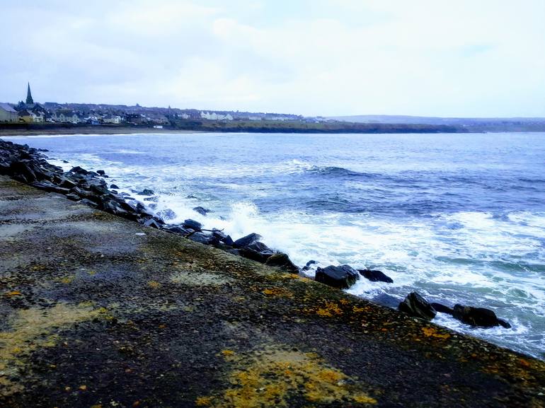 Looking over towards Thurso Town - Print