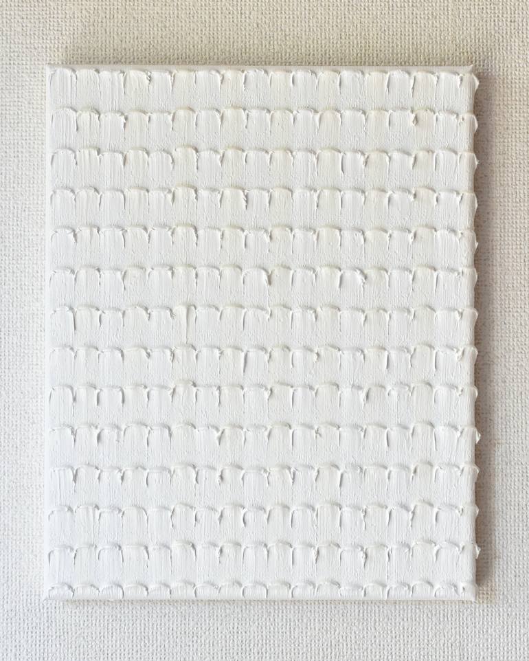 Original Black & White Abstract Painting by Takayuki Yoshida