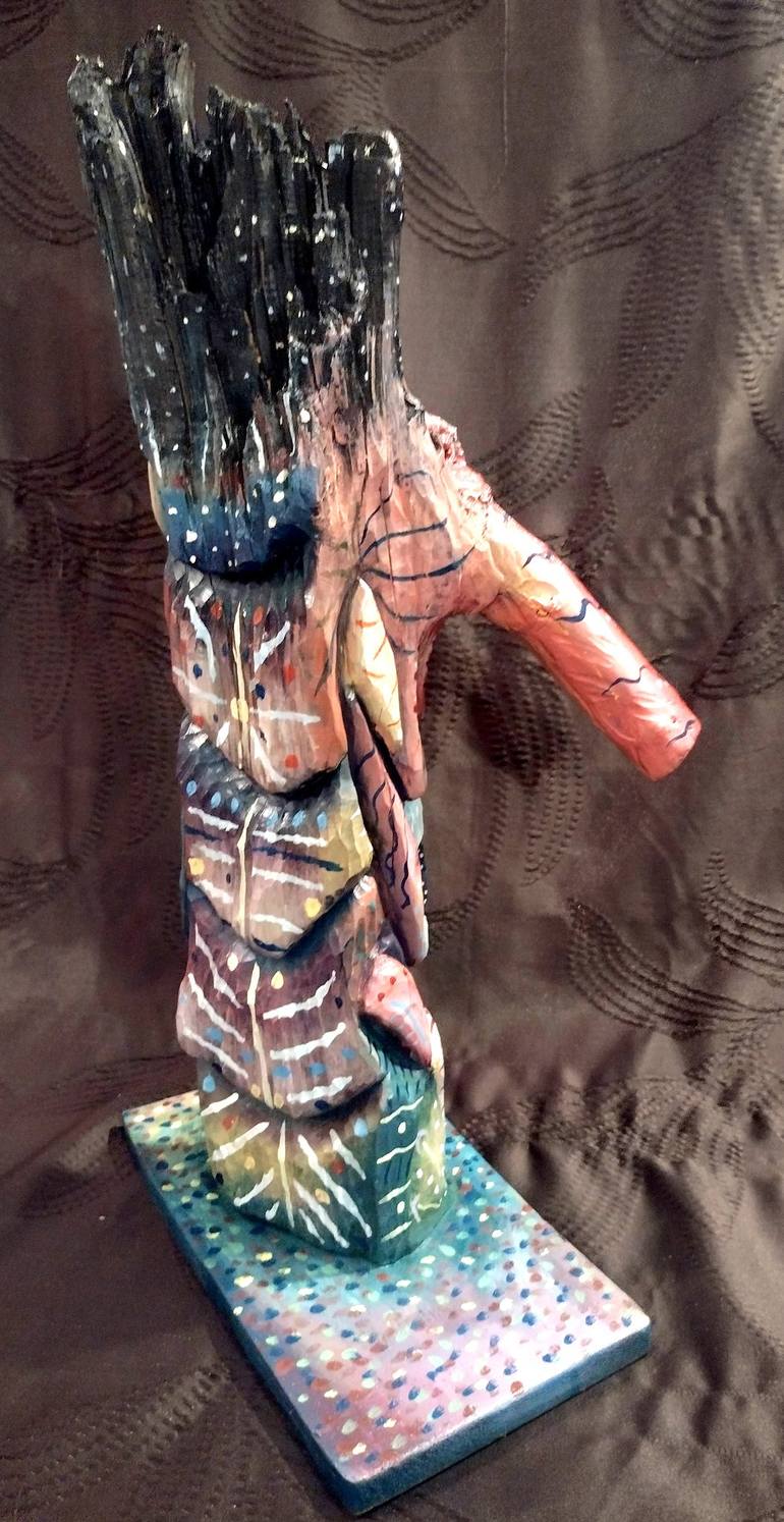 Original Abstract Expressionism Abstract Sculpture by Ziemowit Fincek